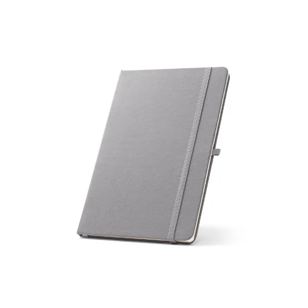 Caderno personalizado de capa dura em poliéster totalmente reciclado Caderno personalizado de capa dura em poliéster totalmente reciclado