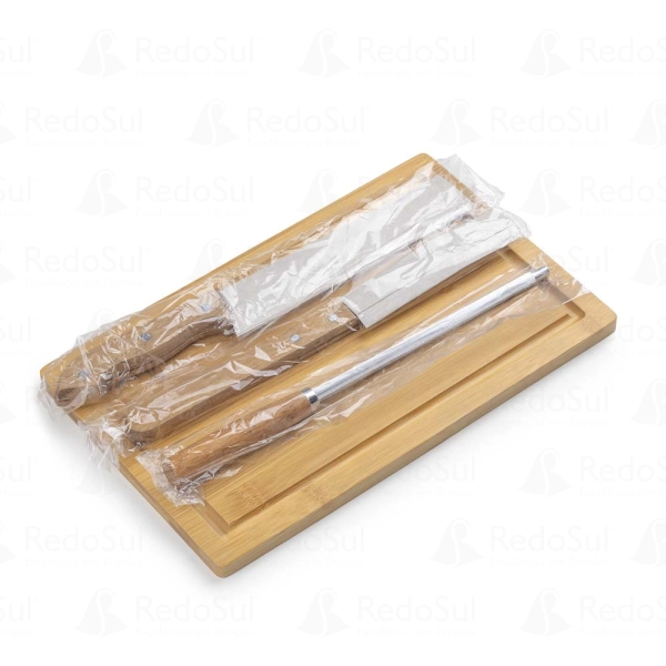 Kit Churrasco Personalizado com 4 Peças Kit Churrasco Personalizado com 4 Peças