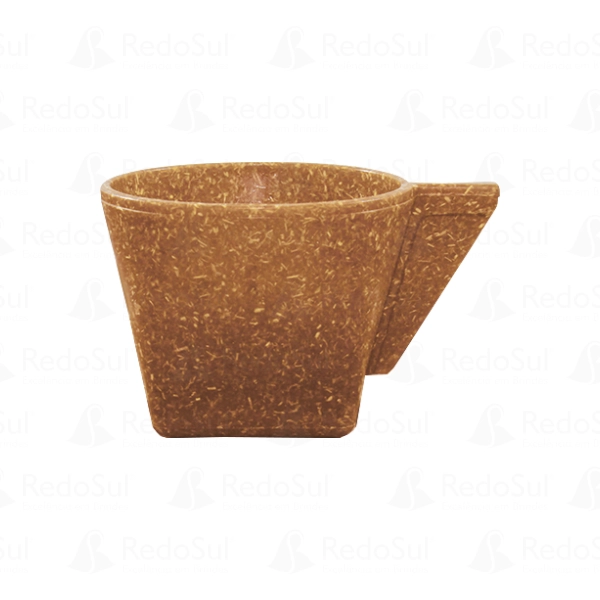 Xícara Personalizada eco fibra de coco ou madeira Xícara Personalizada eco fibra de coco ou madeira