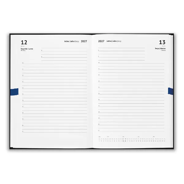 Agenda personalizada diária aspiral 21 x 15 cm Agenda personalizada diária aspiral 21 x 15 cm