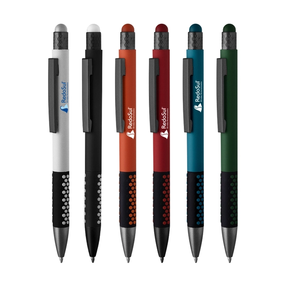RD 3860-Caneta Metálica Personalizada com ponteira Touch