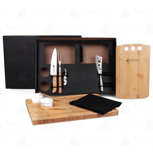 Kit para churrasco e petisco personalizado