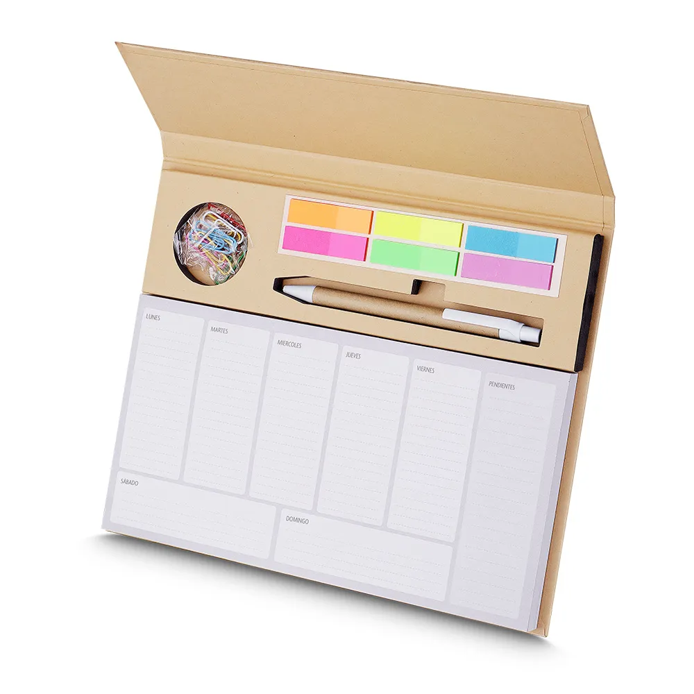 Bloco de Anotações personalizado com Planejamento Diário