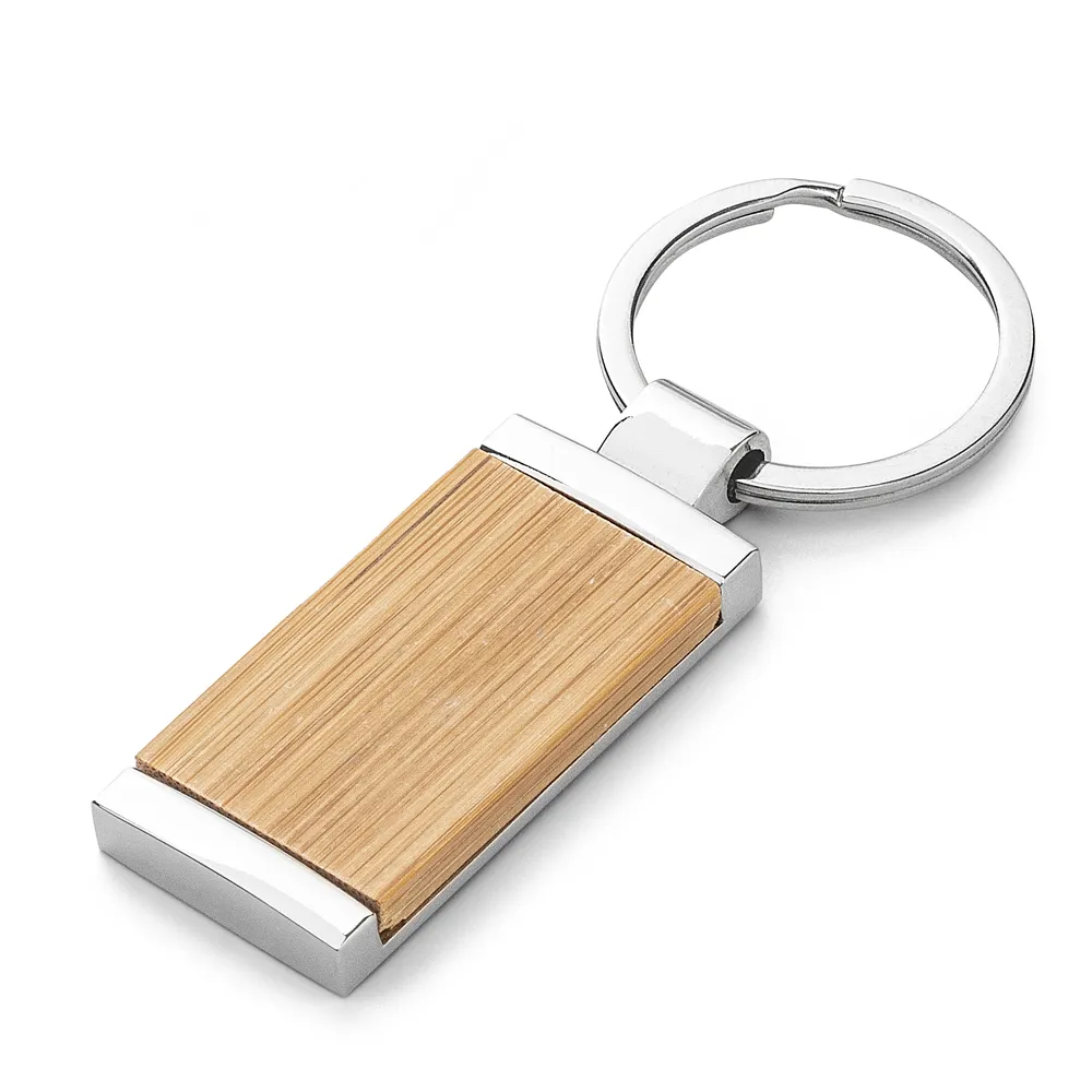 RD 867050-Chaveiro Personalizado em Bambu e metal
