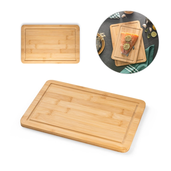 Tábua de corte personalizada em bambu 30 x 20 cm