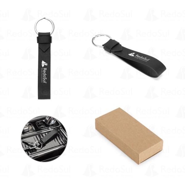 Chaveiro Personalizado em PU com Argola