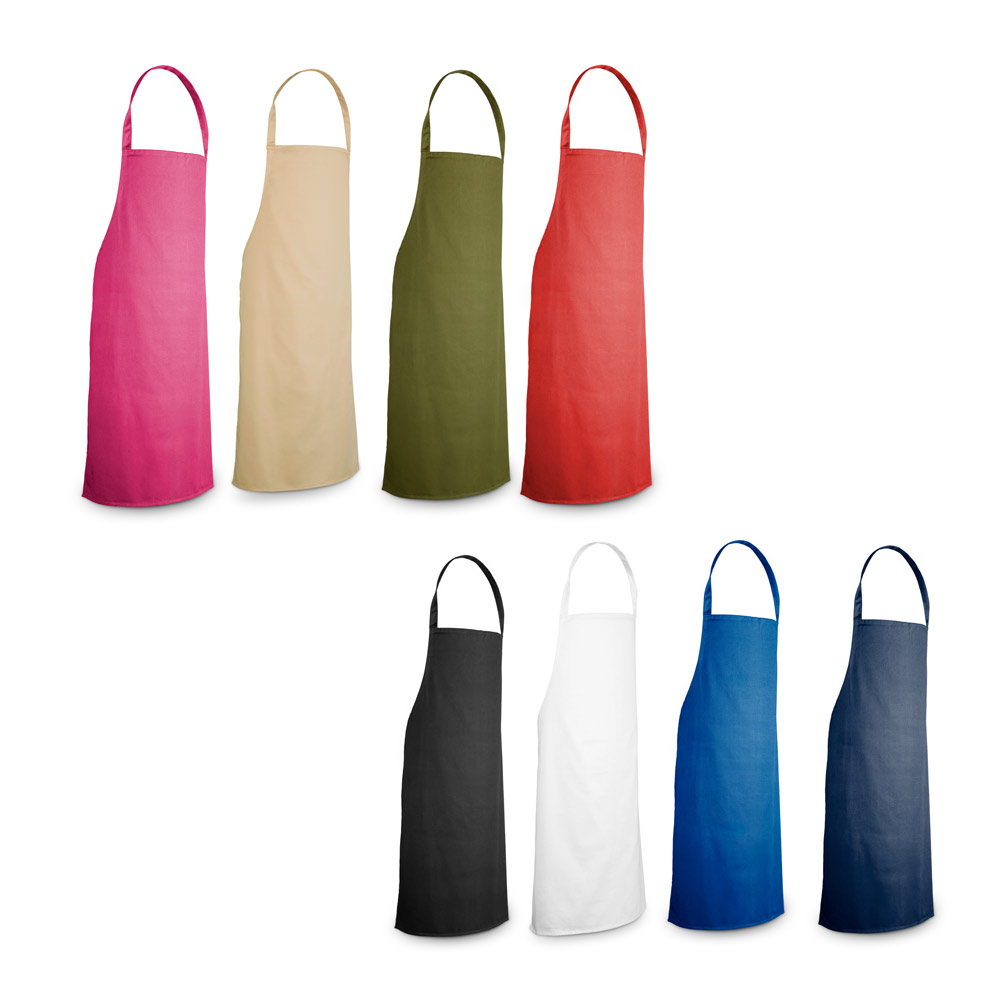 Avental personalizado de algodão sarjado gramatura 180 gramas