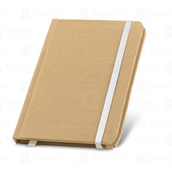 Caderno Personalizado Tipo Moleskine Ecológico 10 x 14 cm