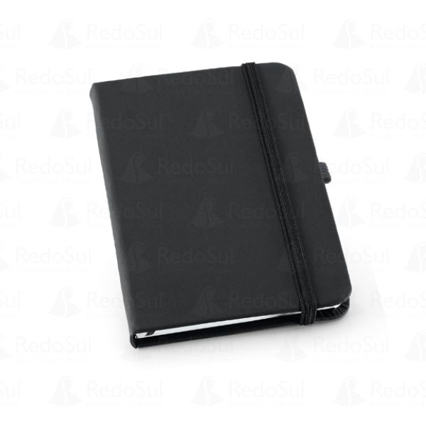 Caderno tipo Moleskine Personalizado 17 x 12 cm