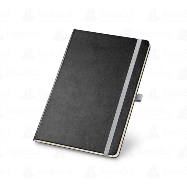 Caderno tipo moleskine personalizado 21 x 13,7 cm