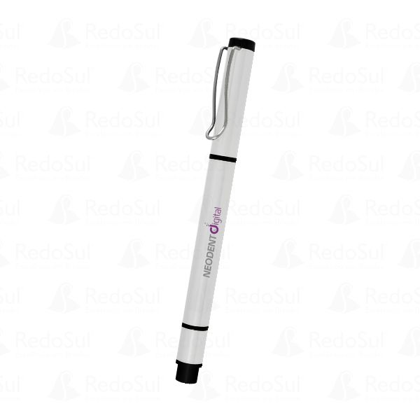 Caneta Marca Texto Personalizada Metálica