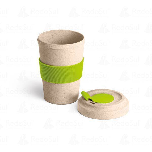 Copo para Viagem Personalizado 500 ml de Fibra de Bambu