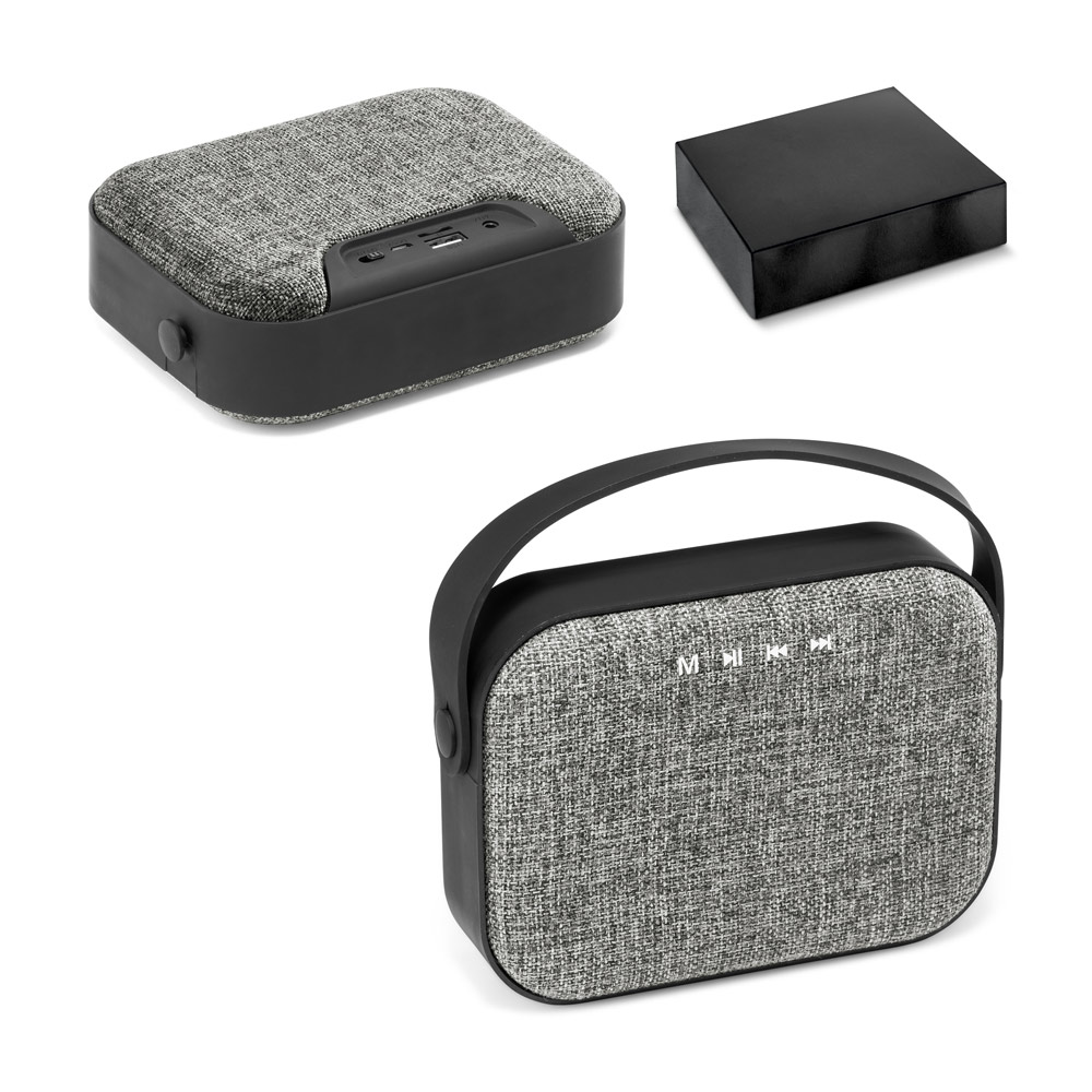 RD 57208-Caixa de som portátil personalizada em ABS capacidade 1'200 mAh